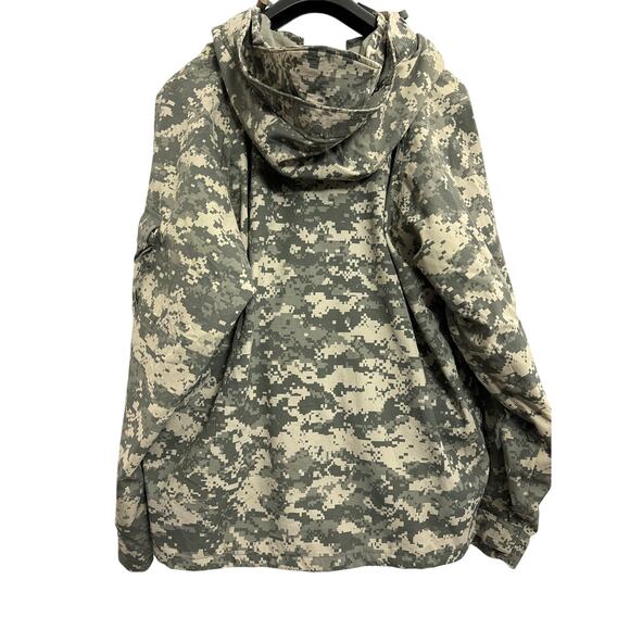 Camo Parka Cold Weather Field Jacket Mens Coat AT-DIGITAL Size Large - Picture 9 of 11